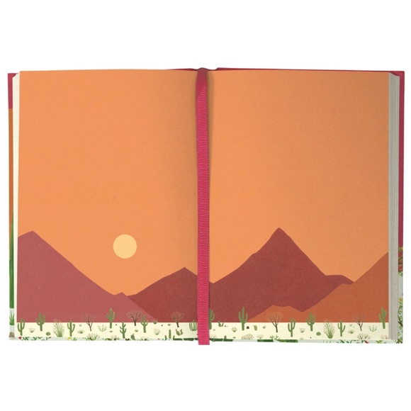 Illustrated Journal, Beautiful Bold Art – Cactus Field, 272 Pages, Amazing Gift! - Picture 4 of 8